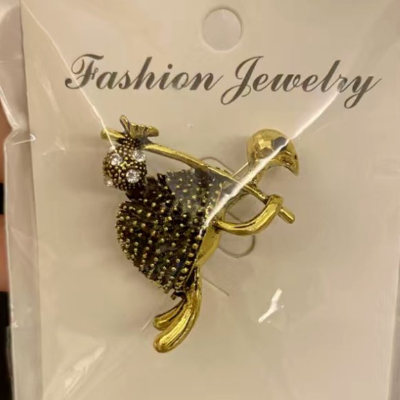 Walking Tortoise Brooch Women Clothes Accessories Crystals Turtle Brooch - Picture 5 of 6